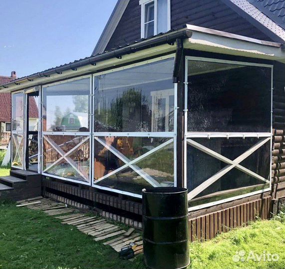 Окна для беседок, шатров, веранд