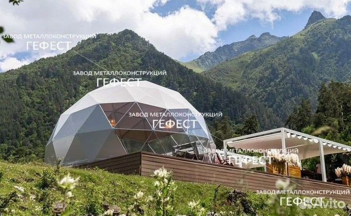 Глэмпинг, всесезонный шатер