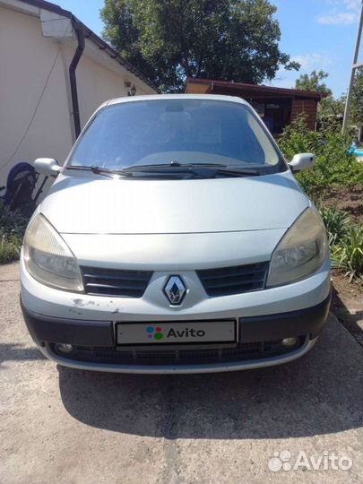 Renault Scenic 1.6 МТ, 2004, битый, 130 000 км