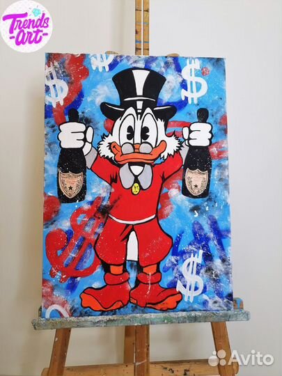 Картины Уорхол Скрудж Баския Микки Мерлин Алек Мак