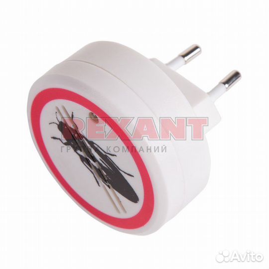 Ультразвуковой отпугиватель тараканов, 220В rexant