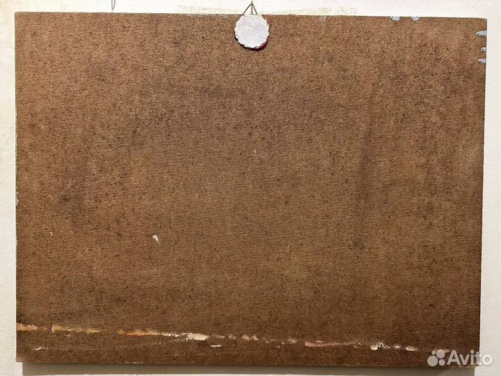 Старинная картина маслом