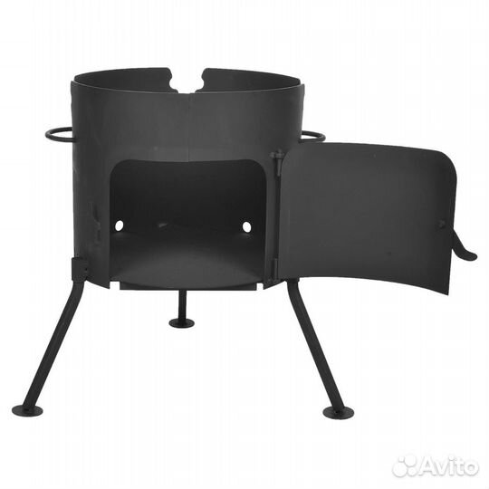 Печь под казан с дверцей 410 мм., 2 мм, разборная