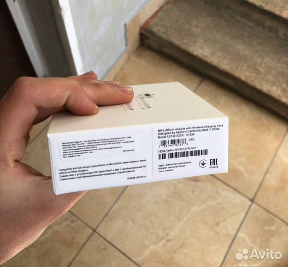 Беспроводные наушники apple airpods 2