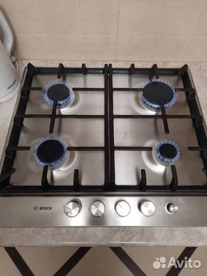 Газовая варочная панель 4 конфорки bosch