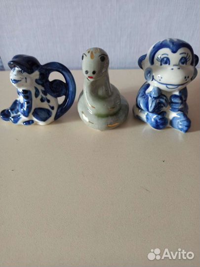 Фарфоровые статуэтки Гжель