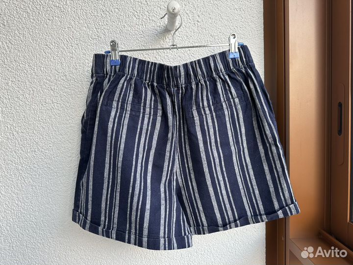 Льняные шорты uniqlo женские