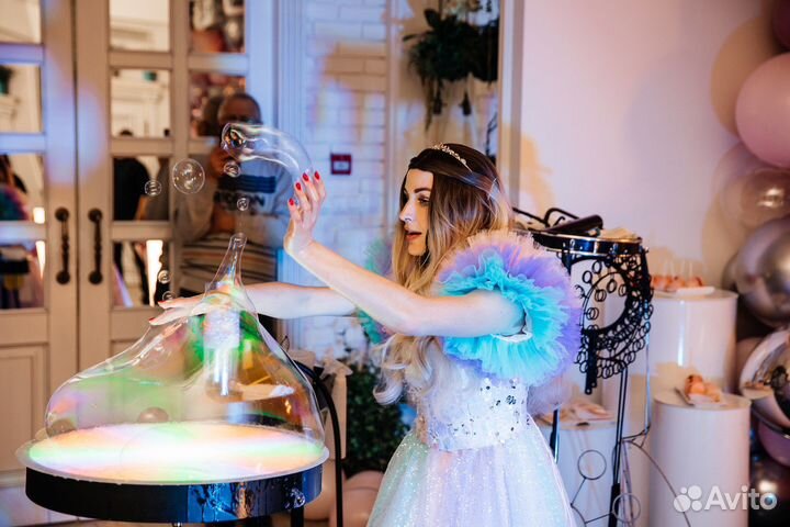 Шоу мыльных пузырей