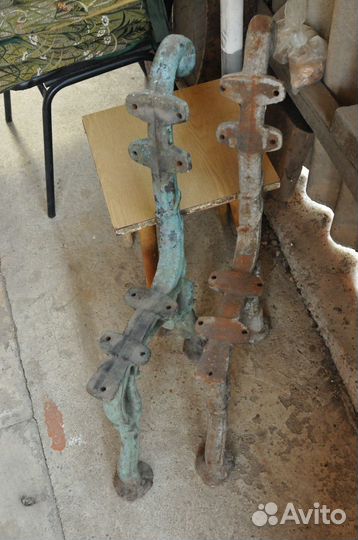 Спинки ножки для лавочки чугунные