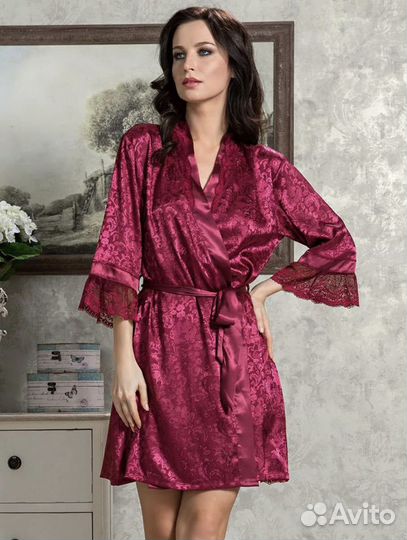 Халат из шелка новый размер 42-46