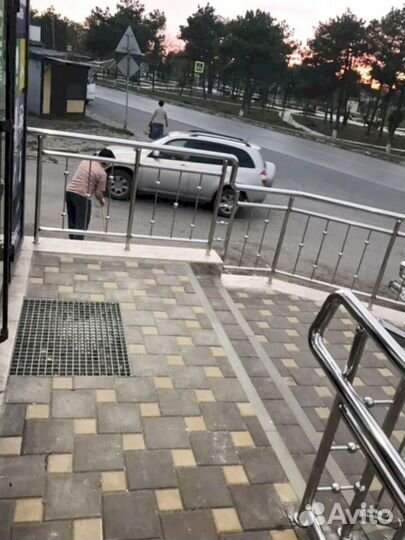 Перила, поручни из нержавеющей стали