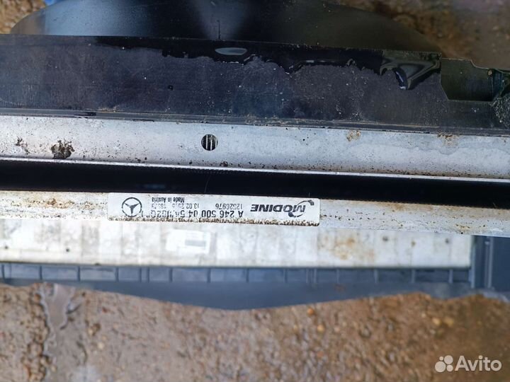 Кассета радиаторов Mercedes w176