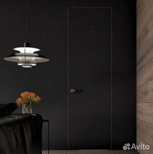 Скрытая дверь под покраску