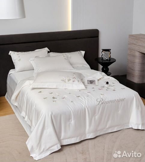 Постельное белье с одеялом Blumarine вышивка
