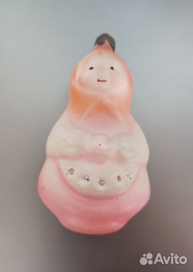 Елочные игрушки (набор2шт) СССР ручная роспись