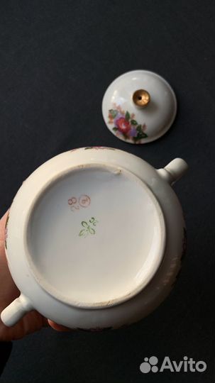Сахарница фарфор СССР