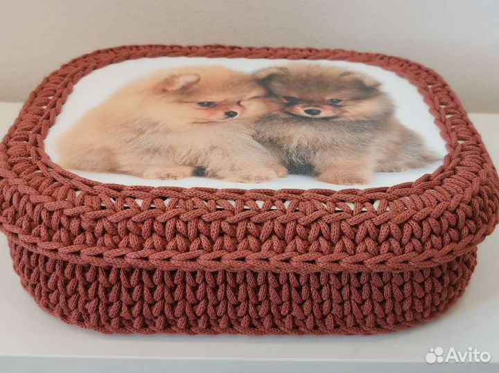 Корзинка с крышкой