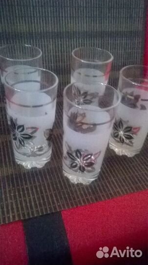 Набор для виски. Стаканы д\напитков. Италия.Винтаж