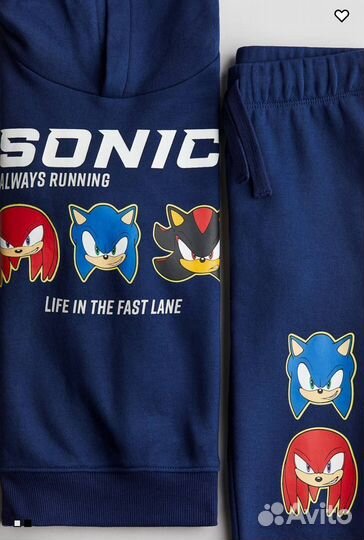 Костюм Sonic 110, 116 H&M (Германия)