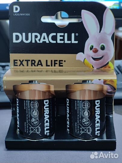 Батарейки duracell D LR20
