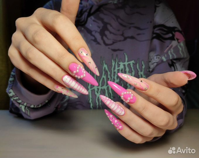 Мастер маникюра, наращивание, крейзи дизайн
