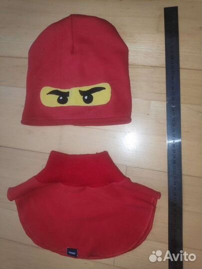 Комплект шапка/манишка Lego на мальчика