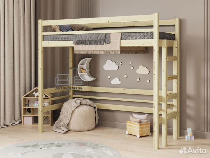 Кровать чердак из дерева