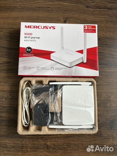 Wifi роутер mercusys N300