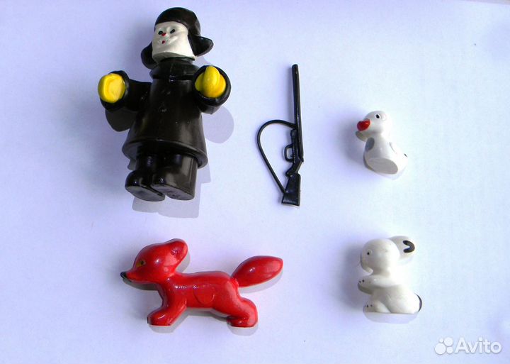 Игрушки колкий пластик СССР Наборы и отдельные