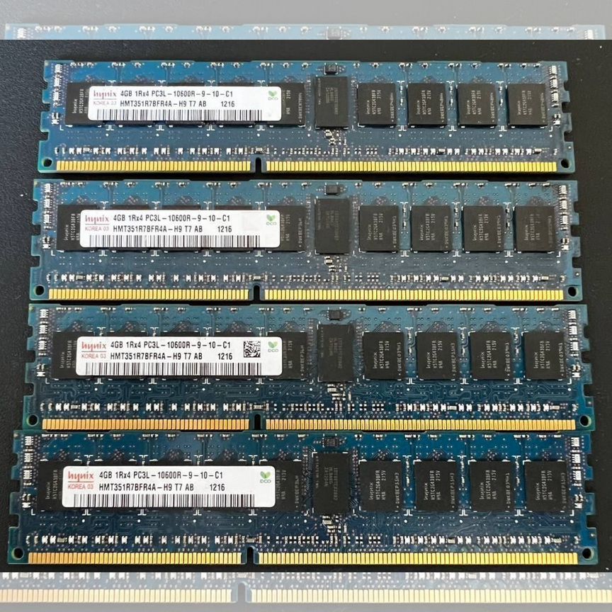 [PC3L-10600R] Серверная Память Hynix 4gb Ddr3 1rx4 Pc3l-10600r