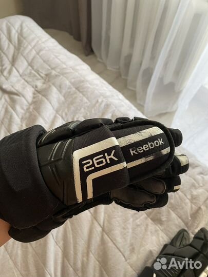 Краги хоккейные размер 14