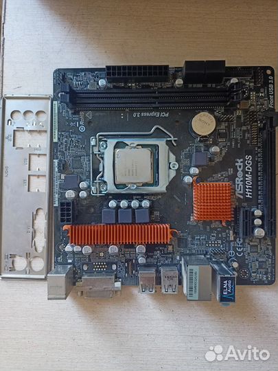 Материнская плата Asrock h110m socket 1151 ddr4