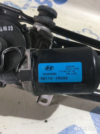 Трапеция дворников hyundai solaris 1 рест 1.4 мт с