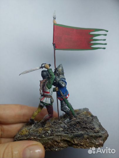 Оловянные миниатюры, 3 фигуры