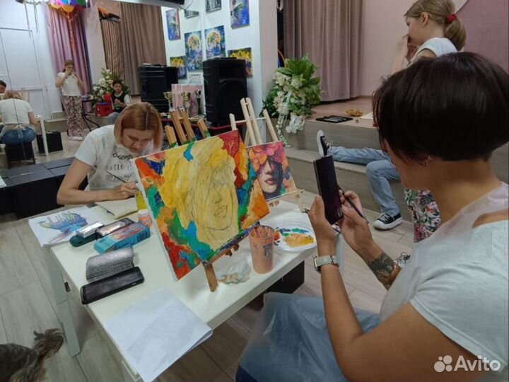 Мастер класс для взрослых живопись, рисование