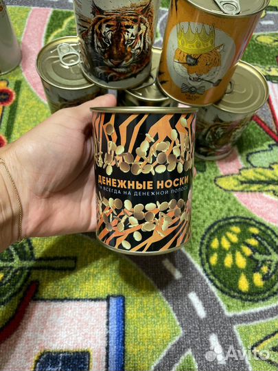Носки в жб банках подарочные