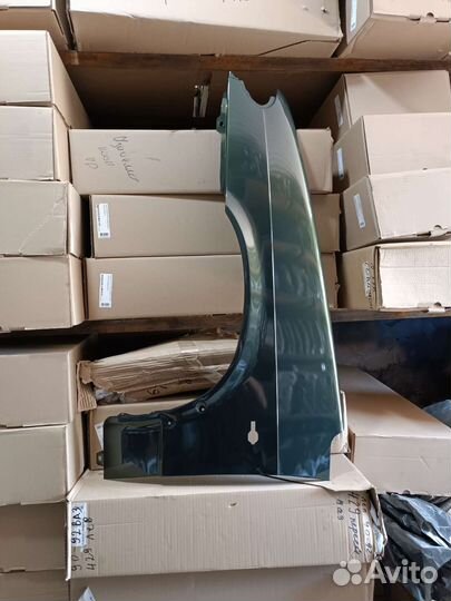 Крыло ваз 2114 левое цвет золотистый темно зелёный