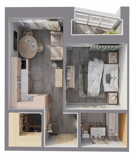 1-к. квартира, 38,6 м², 10/18 эт.