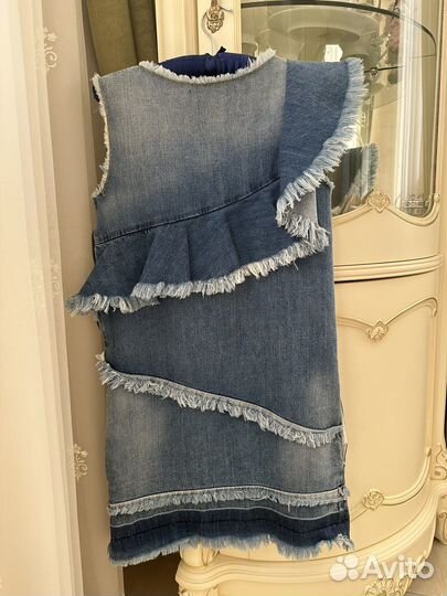 Джинсовое платье