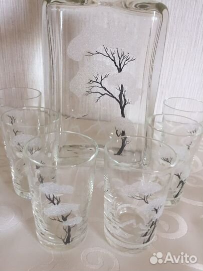 Набор графин штоф и рюмки