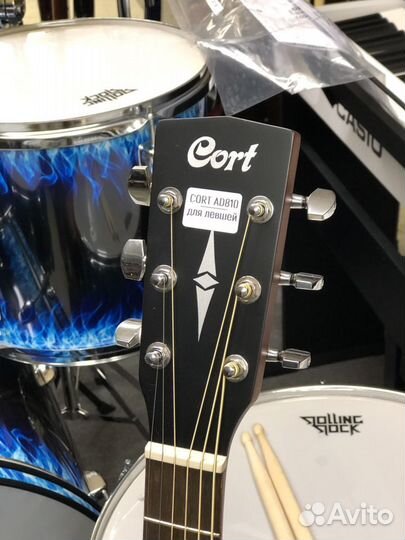 Гитара леворукая Cort AD810-LH-OP Standard