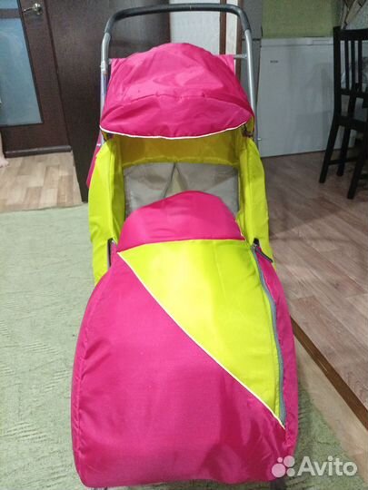 Санки Ника тимка премиум с колесиками