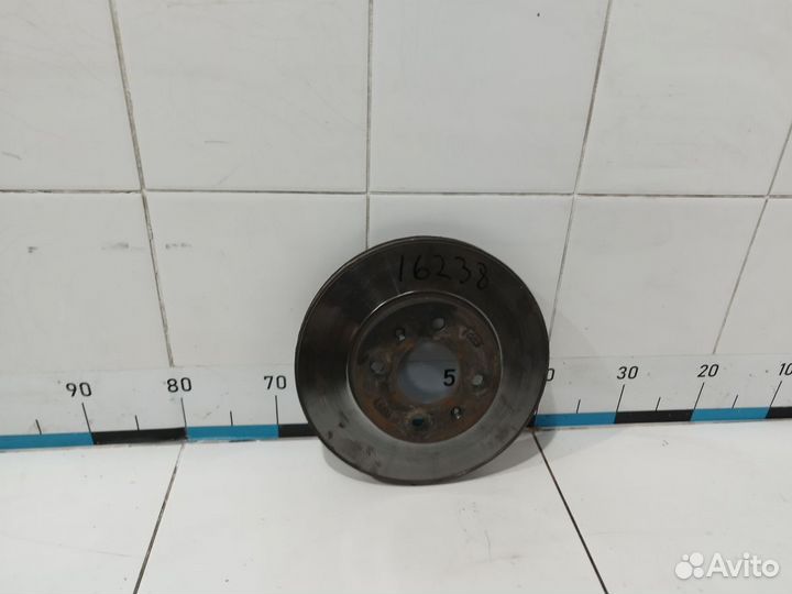 Диск тормозной передний вентилируемый Solaris 2