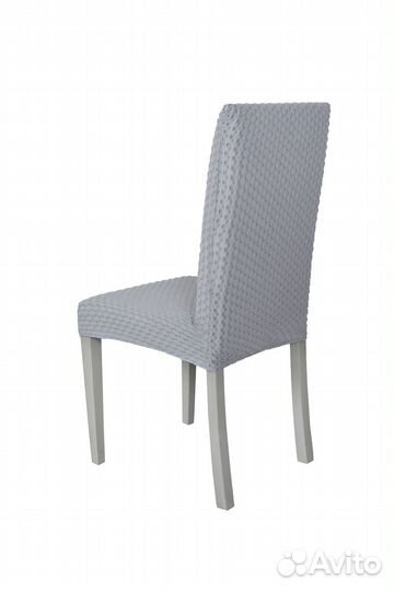 Чехлы на стулья со спинкой набор 2 шт, цвет Серый