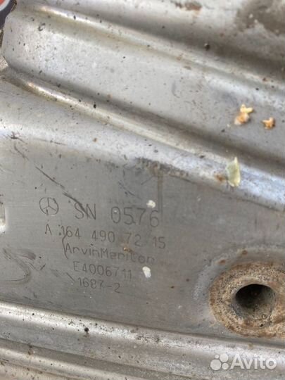 Глушитель Mercedes-Benz M-Class W164 M272E35 2007