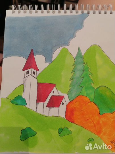 Рисунки на заказ в детский сад/ начальную школу