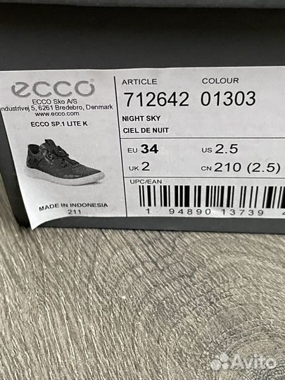 Кроссовки ecco