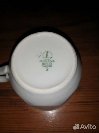 Кофейный сервиз Lubiana Польша (не полный) фарфор