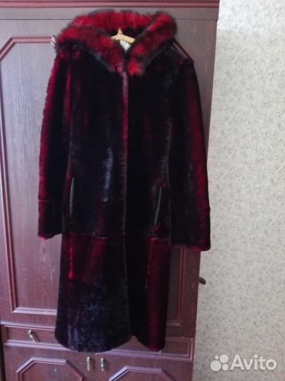 Шуба из цигейки