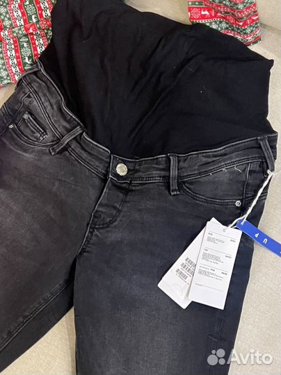 Пижама и джинсы для беременной S